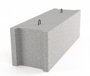 Бетонный блок для стен подвалов